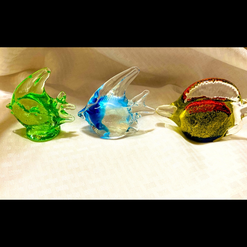 Hand Blown Glass Fish
